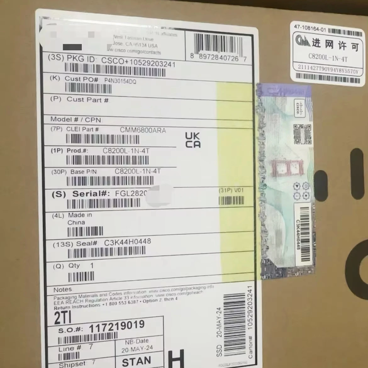 Ciscos Cat alyst 8200L with 1-NIM slot and 4x1G WAN ports C8200L-1N-4T