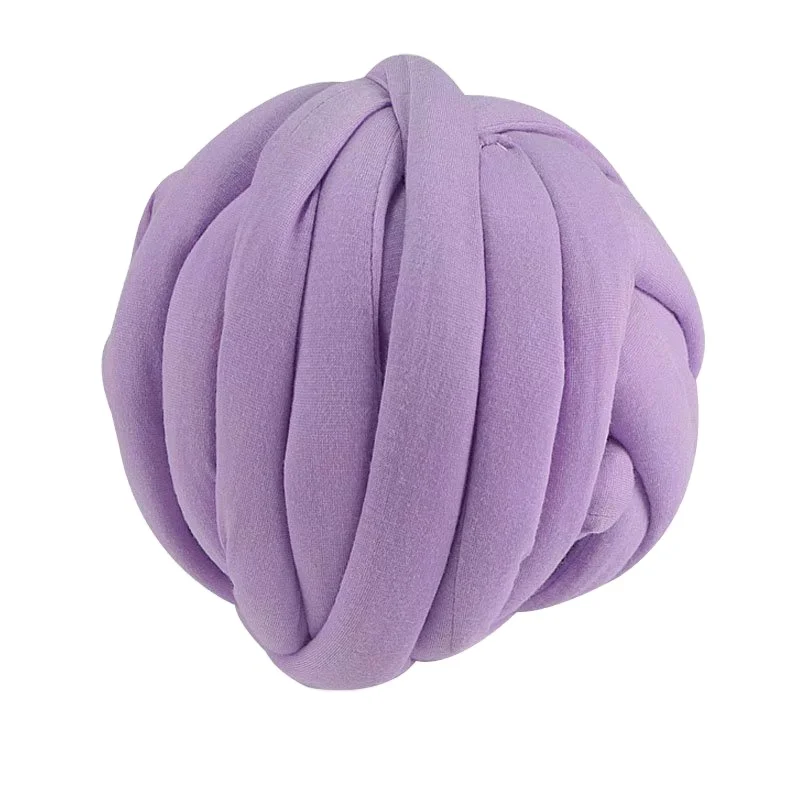 OEM Service Washable Tube Yarn Chunky Cotton Braid