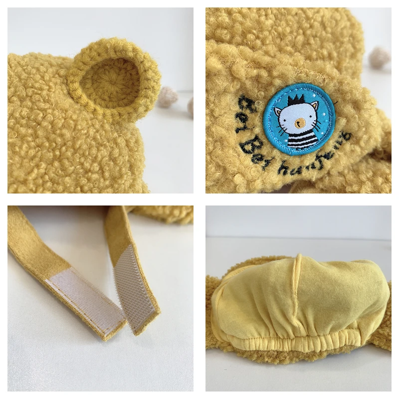 
New Baby Boys Girls Hat Kids Children Ear Flap Muff Winter Warm Plush Cotton Cap Outdoor Lei Feng Cap Beanie Gifts Hat 1-4 Years 