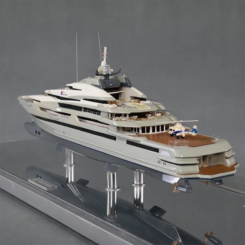 Handmade Plastic Crafts Featuring Sunseeker Princess Other Yacht Brands Gift Boating Customized 60cm Larson Yacht Ship Model