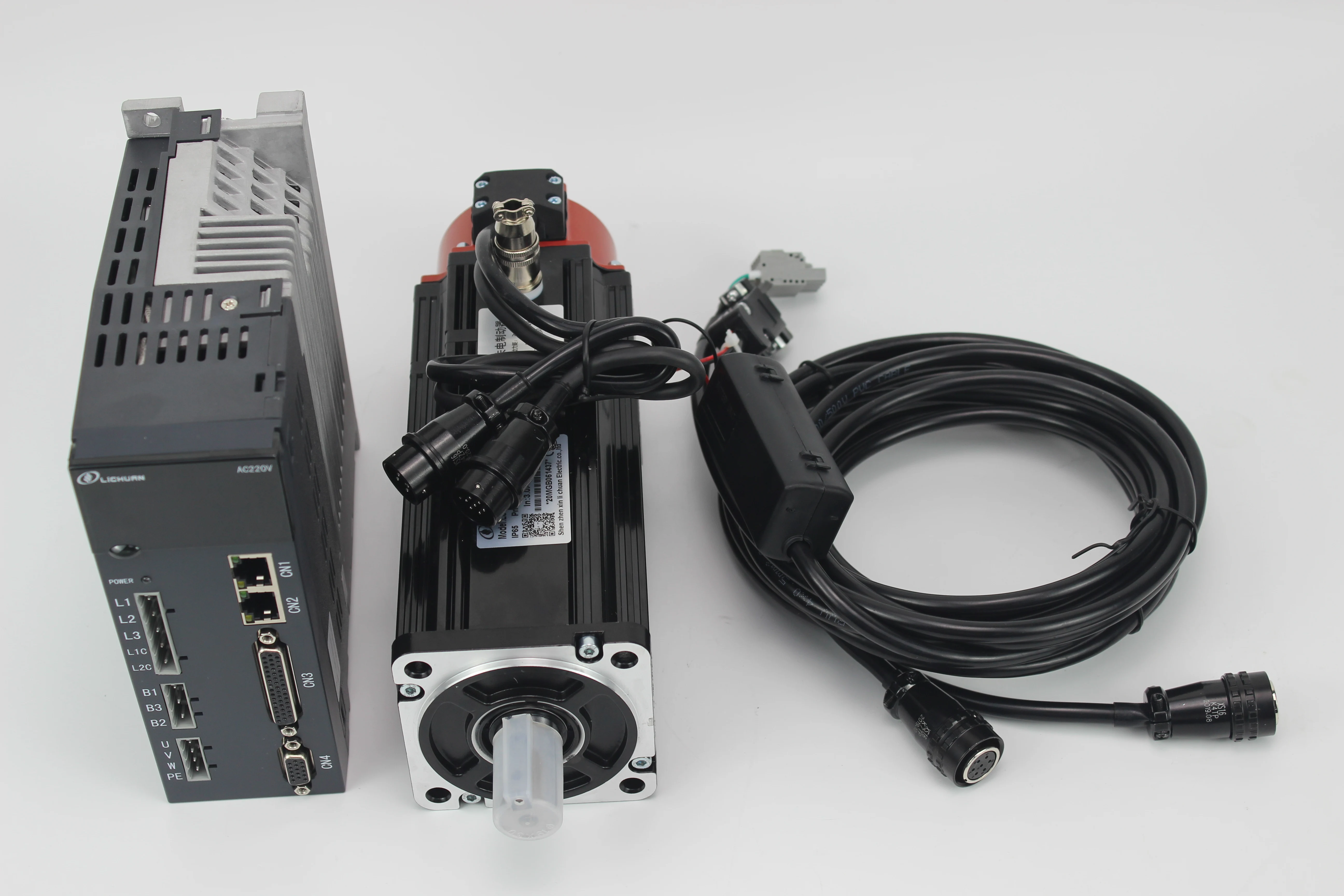  17 бит Nema24 600w 1.91N.M 60 мм 200 ~ 240 В однофазный/3ph Servo Мотор и привод комплект с
