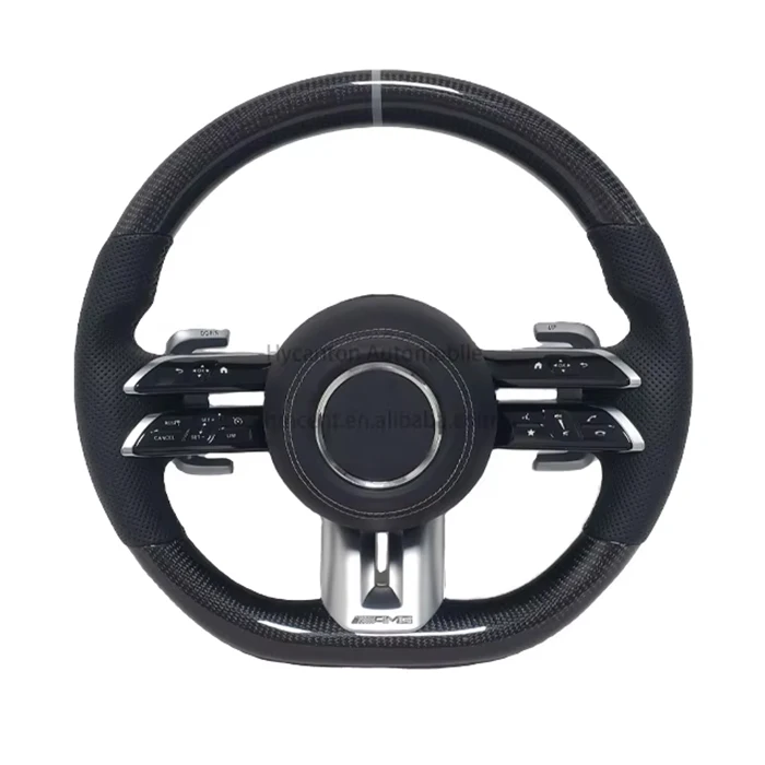 Hot seller Advanced carbon fiber Alcantara For Mercedes Benz W205 W178 C190 GT63 C63 AMG W247 W222 Steering Wheel