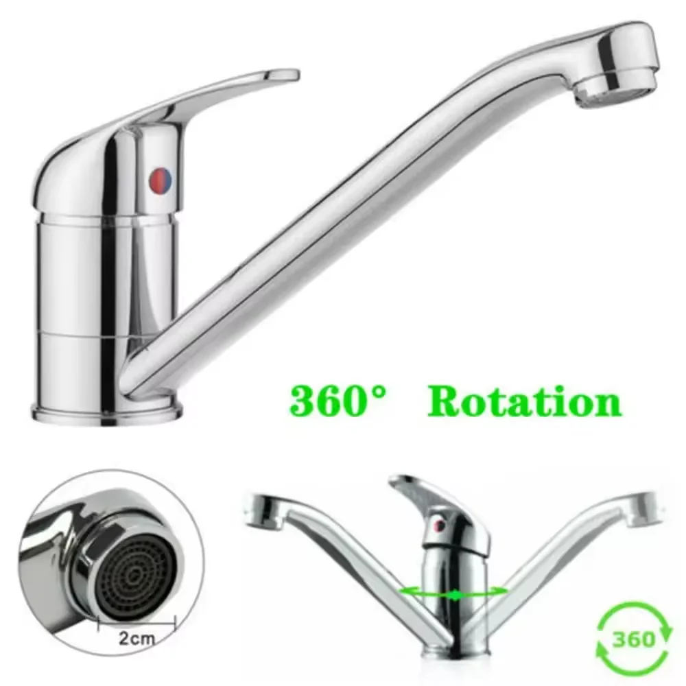 High Quality Contemporary Single-Handle Brass Kitchen Faucet Ceramic Valve Core Metered Feature Factory Direct China Cold Water