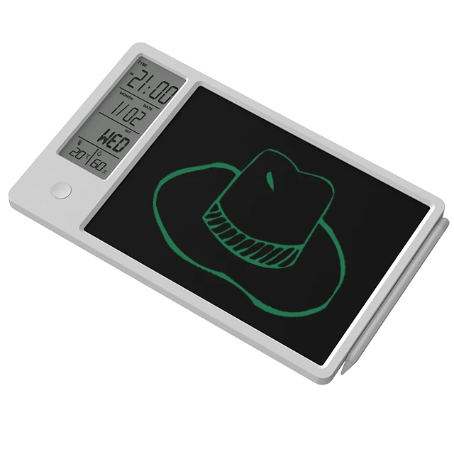 Creative products Electronic calendar Wall mounting Digital electronic wall calendar Electric wall calendar LCD writer