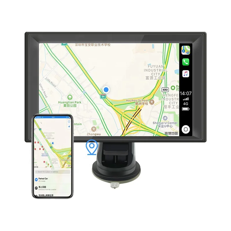 7 дюймов сенсорный экран Carplay Android автомобильный мультимедийный плеер