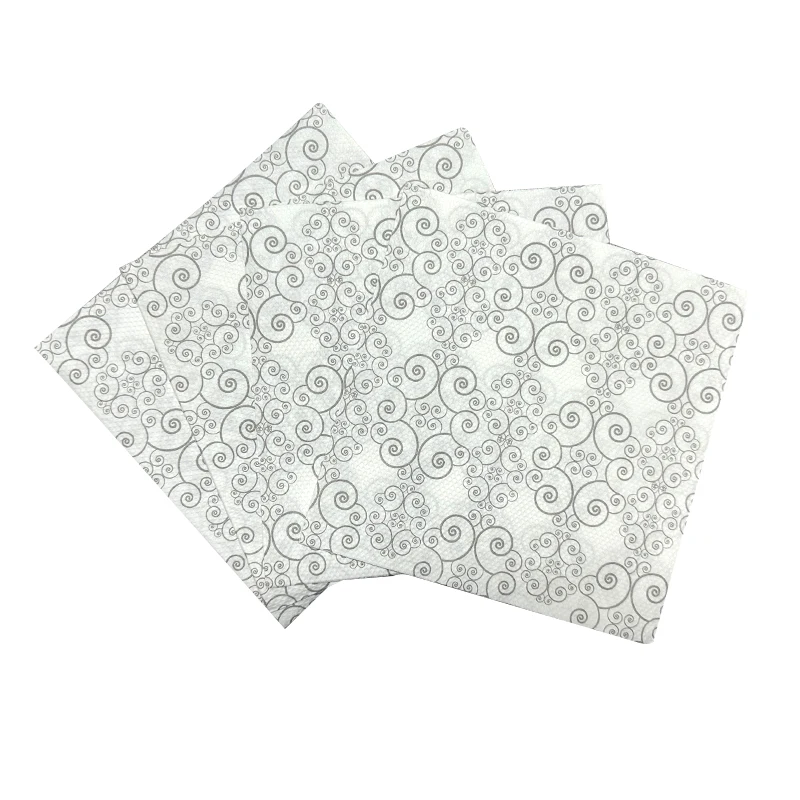 Table Cocktail Napkins With Logo Wholesale Factory Color Wedding Disposable Paper Napkin Wholesale