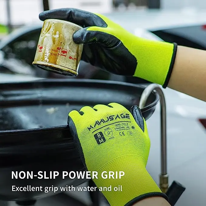 Легкие антистатические черные нейлоновые перчатки с сенсорным экраном