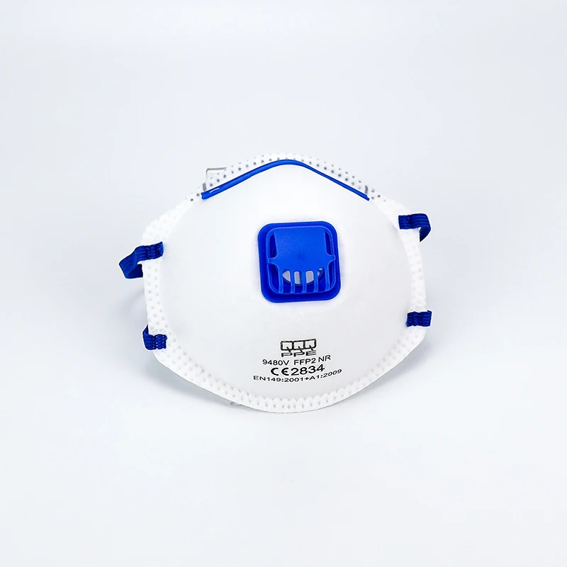 QQQPPE CE standard Anti Particle FFP2masks 4ply masken ffp2 kn95 respirator disposable  mask with valve
