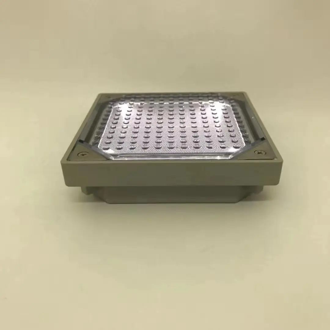 Plastic Solar Brick Lights White Yellow Green Led Garden Lights