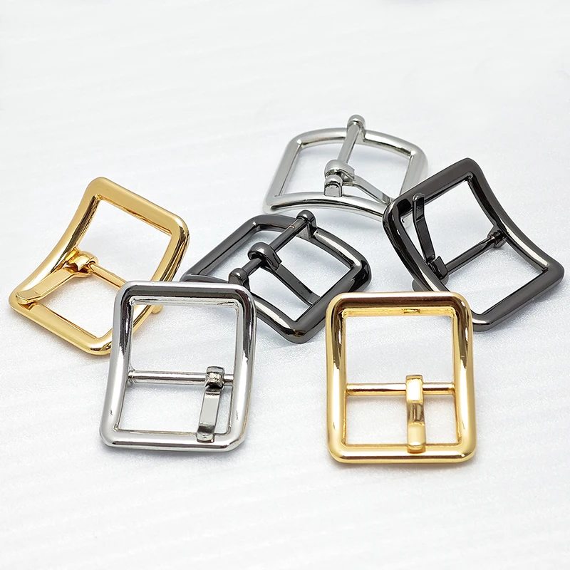 Wholesales 21mm Zinc Alloy Adjustable Single Pin Buckles Metal Belt Buckle for Leather Handbag Fitting