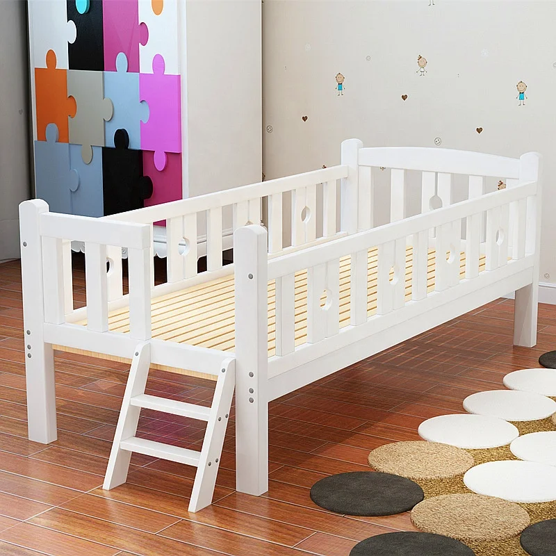 European style New Zealand pine white Multifunctional  basket baby crib