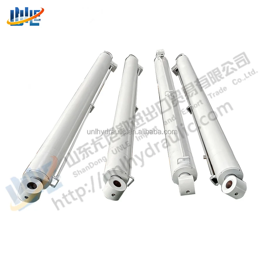 Customized loading truck trailer Double Action long stroke hydraulic cylinder for hook Loader Truck