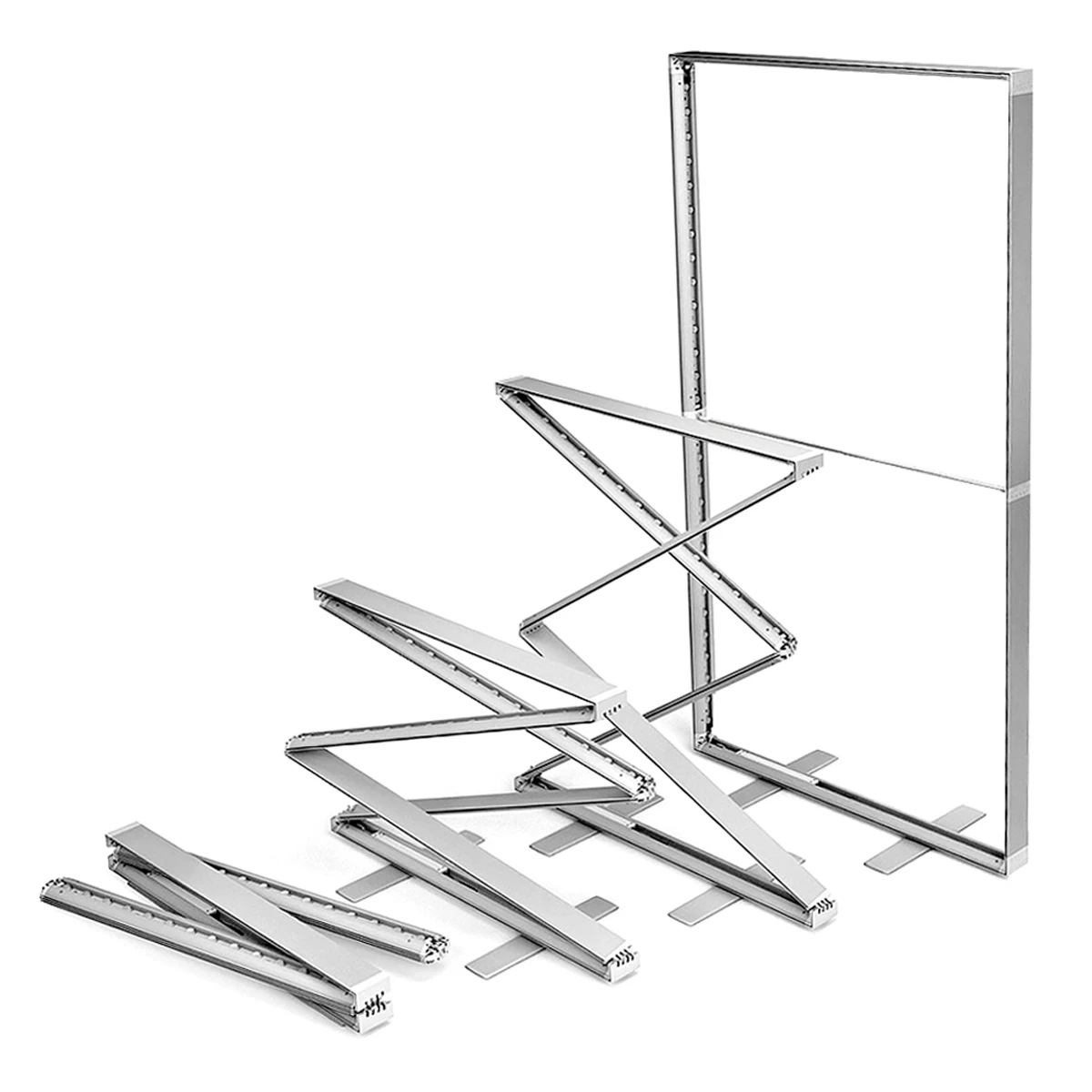 Advertising media LED Light Box For Company Sign with Wide Aluminum Frame Double Side LED Light Box Foldable Design