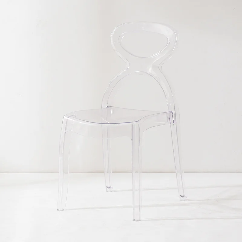 Minimalist Portable Stackable Clear Transparent Resin Crystal Chiavari Plastic Acrylic Phoenix Napoleon Wedding Chair for events