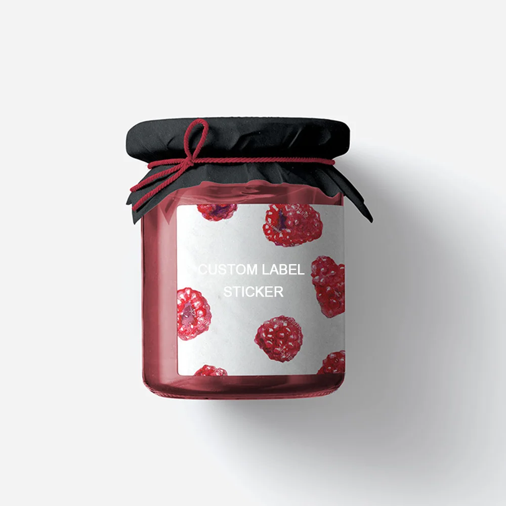 Wholesale Paper Adhesive Sticker Glossy Aluminum Bottle Sticker Sealing