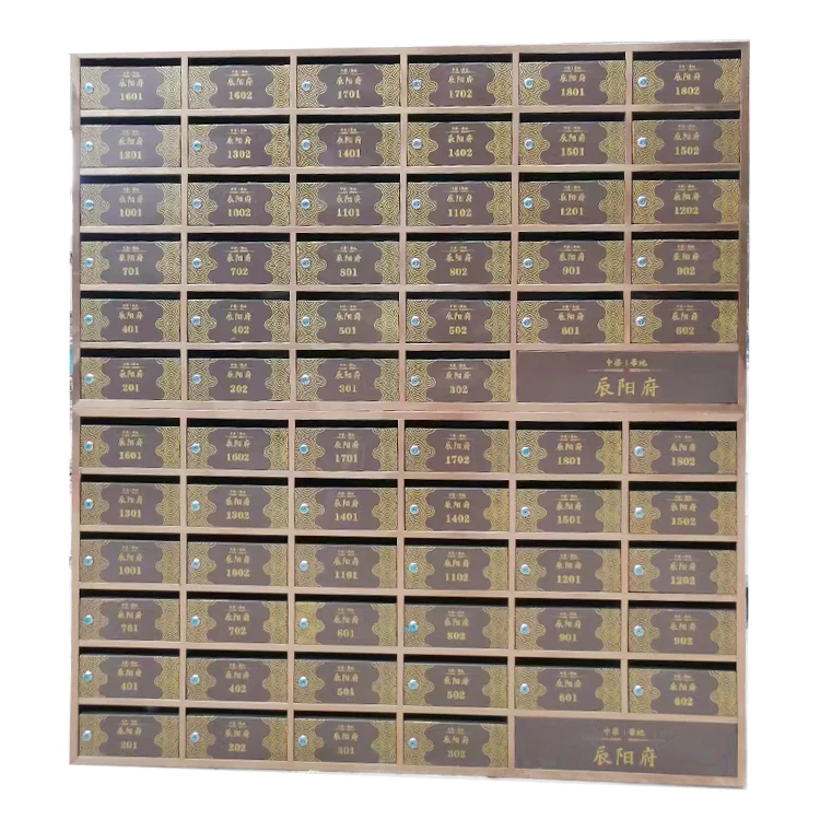 Office Building Metal Newspaper Storage Mailbox Cabinet Steel Parcel Mail Letter Delivery Locker for Apartment