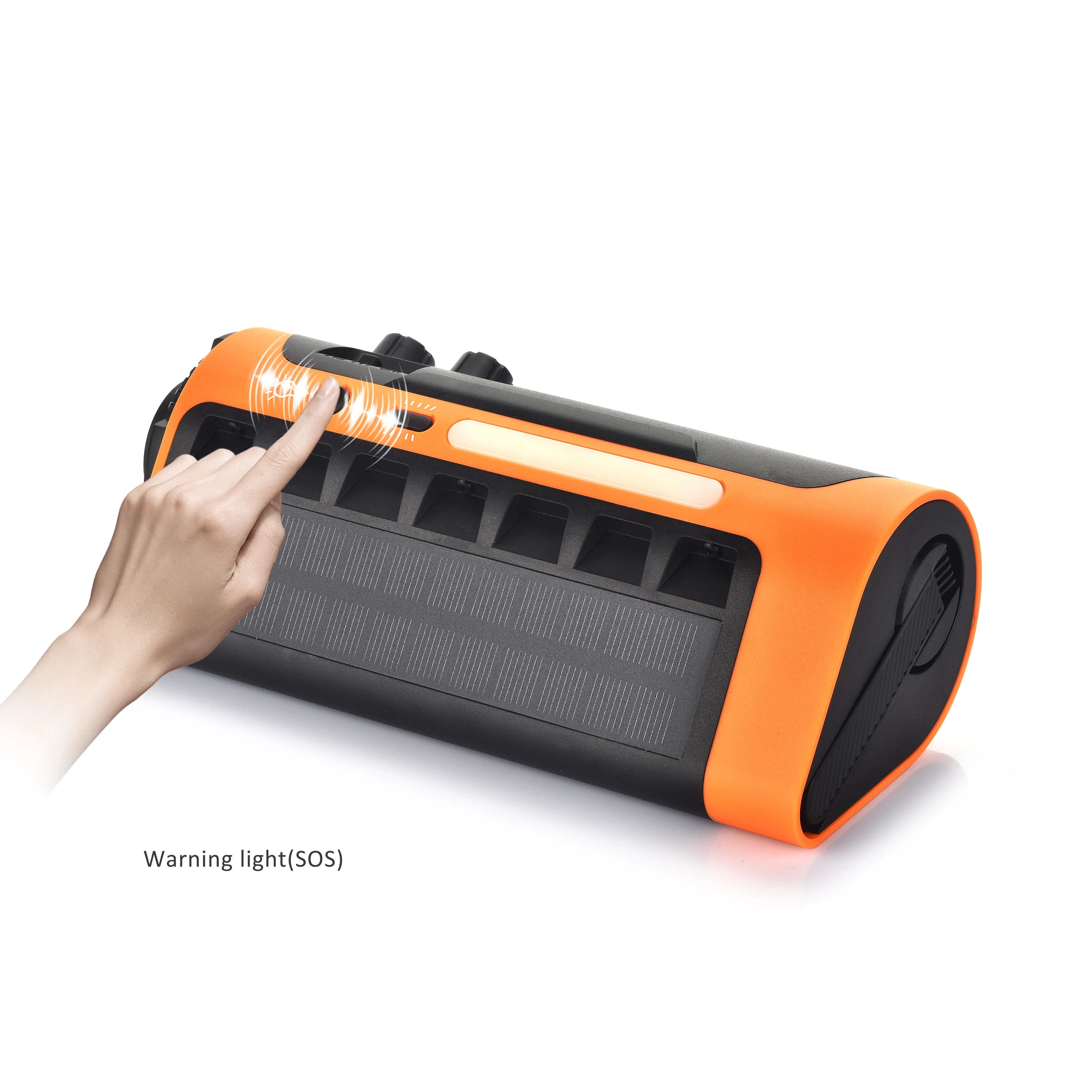 2200mah 7000mAh Hand Crank Solar Powered Radio Disaster Emergency Radio WF-2RO1A