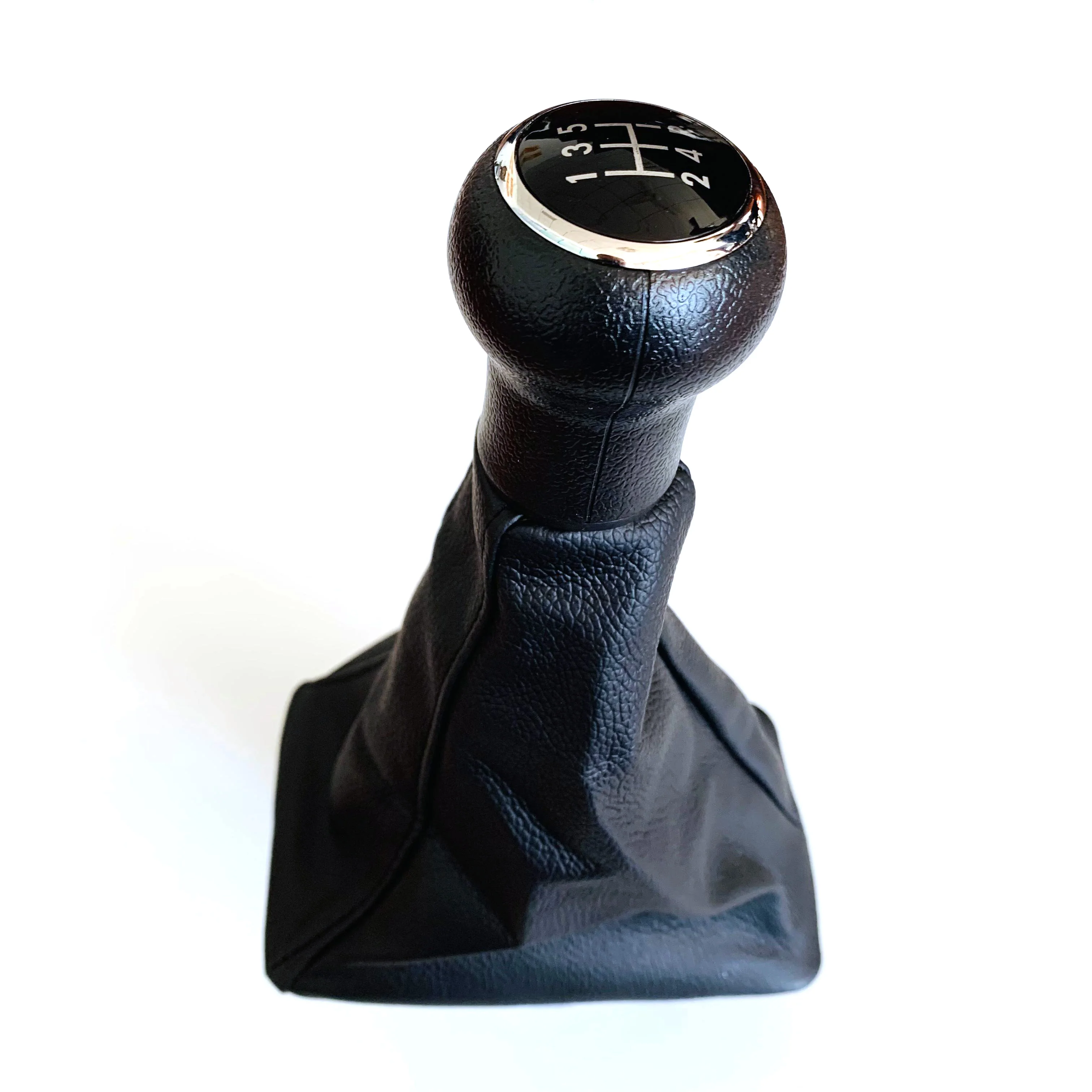 Quality 5 Speed Chrome Gear Shift Knob With Boot For Santana2000
