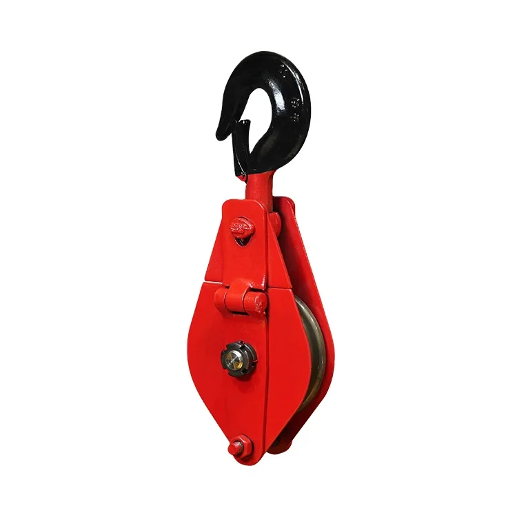 block crane wire rope mounted with sling pulley for specification