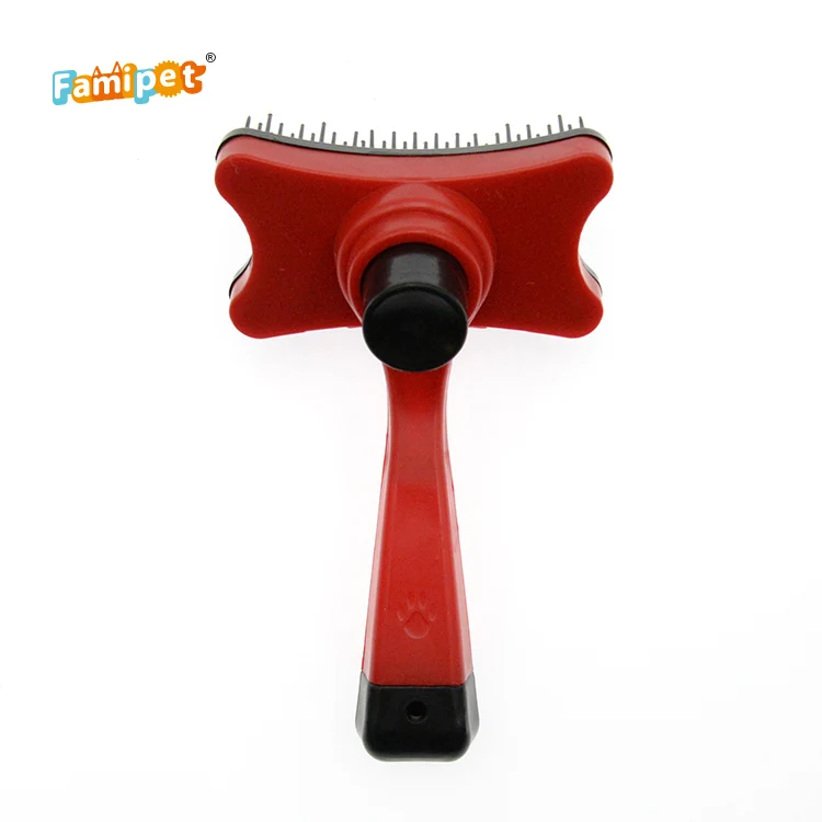 
Factory Supply Wholesale Grooming Non-Slip Handle Massage Comb Pet Hair Cat Brush 