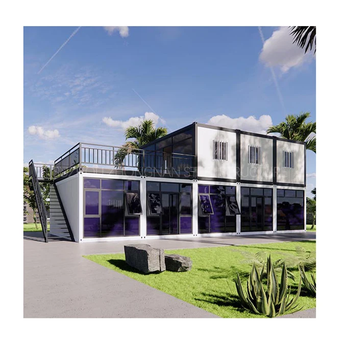 Новое поступление Экологичные прочный модульный дом контейнера 2 этаж дома сборные контейнеры для