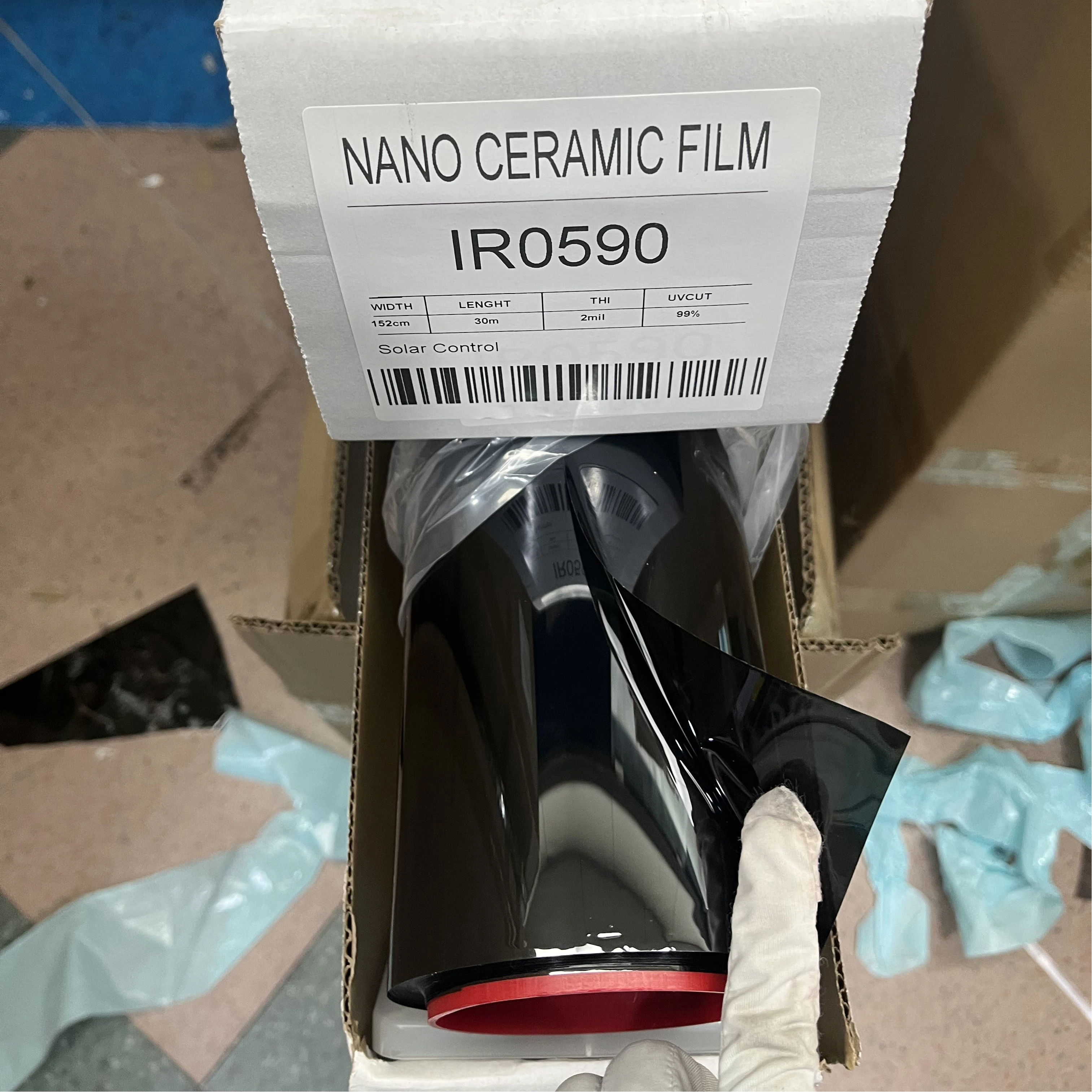 New Vision Anti Scratch Solar Sun Control Film Removable Car Tint Nano Ceramic Film Glass