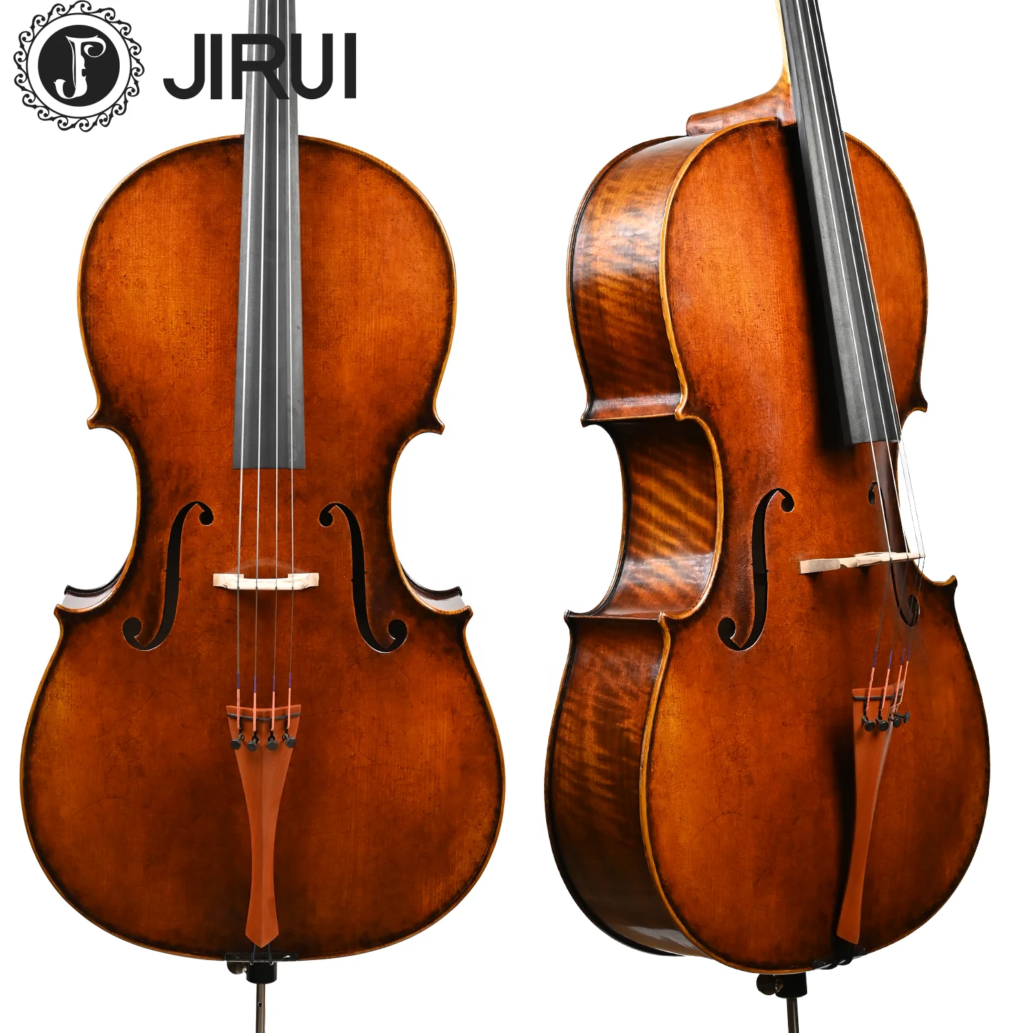 Top Selling Professional Cello4/4 1/8 Cello Handmade High Quality Violins with Advanced Spruce Wood Carbon Fiber Brazil Wood Bow