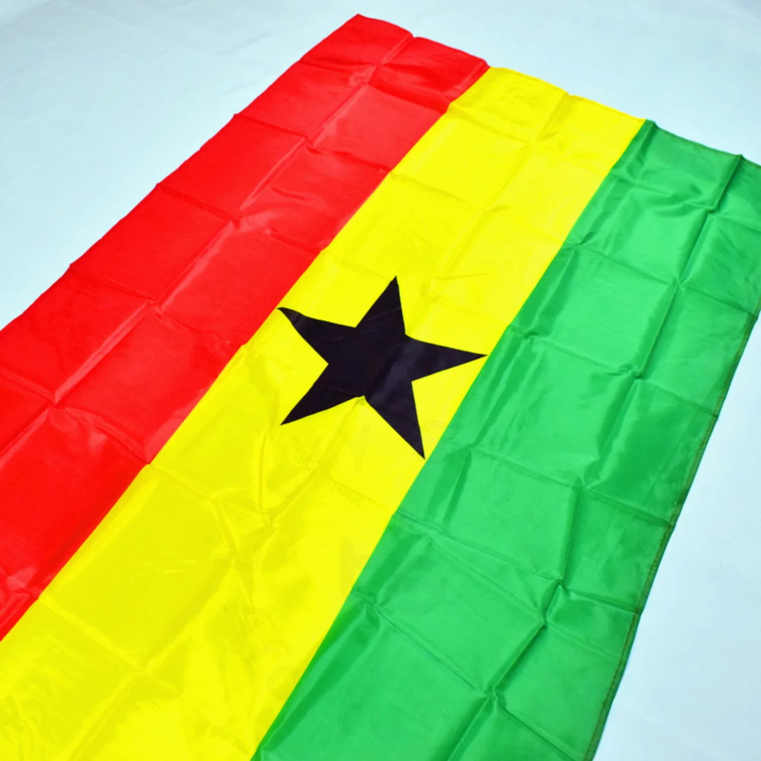 Factory wholesale Ghana flag custom from china 90X150 CM Ghana flag 3x5 ft
