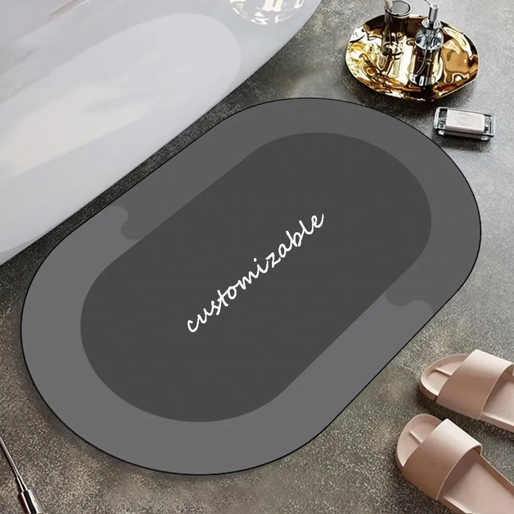 super absorbent floor mat bathroom absorbent diatom mud soft diatomite bath mat