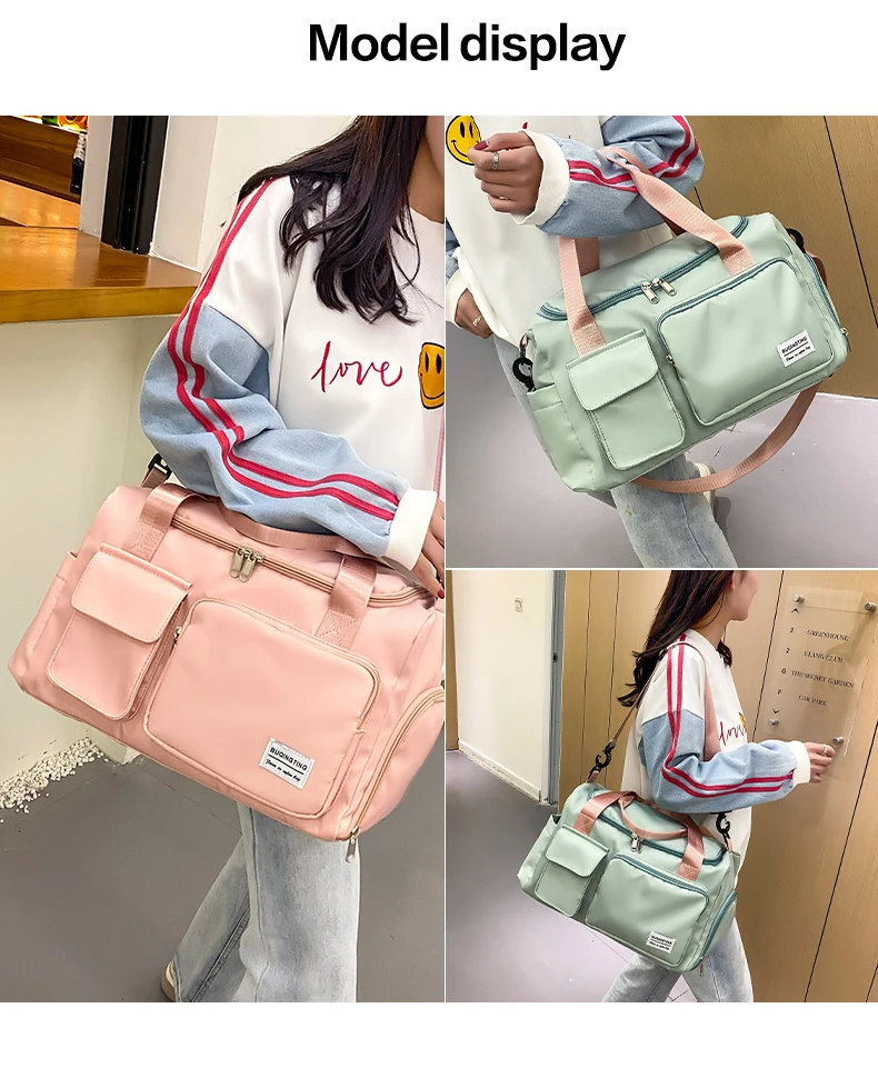 Женская спортивная водонепроницаемая сумка с логотипом под заказ, Туристическая Сумка для спортзала