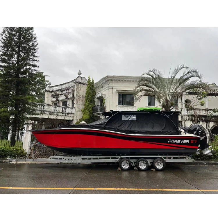 Watercraft trailer 4500 kg 3 axle large boat trailer watercraft trailers