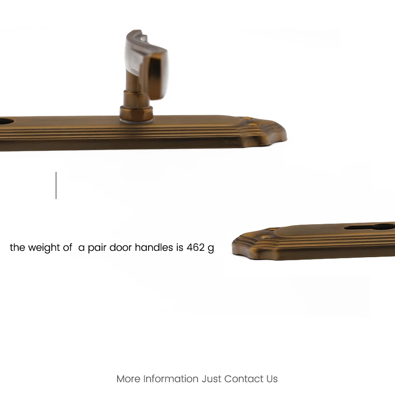 Antique Style Iron with Aluminum Alloy Door Handle