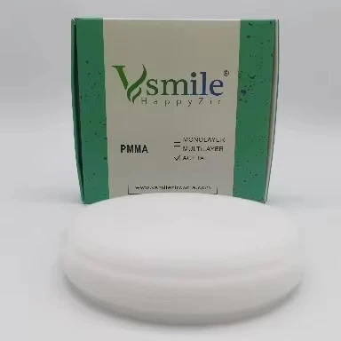 Dental Acetal Protesis Resin Materials 98mm Flexible PMMA Blank For Removable Partial Denture Frameworks