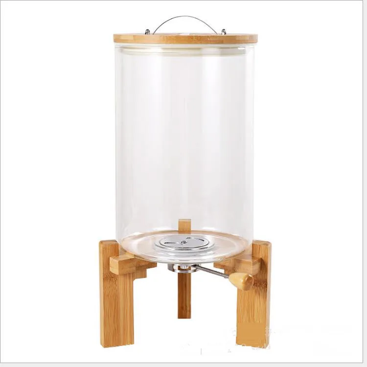 Good quality wholesale COFFEE BEAN RICE glass jar dispenser