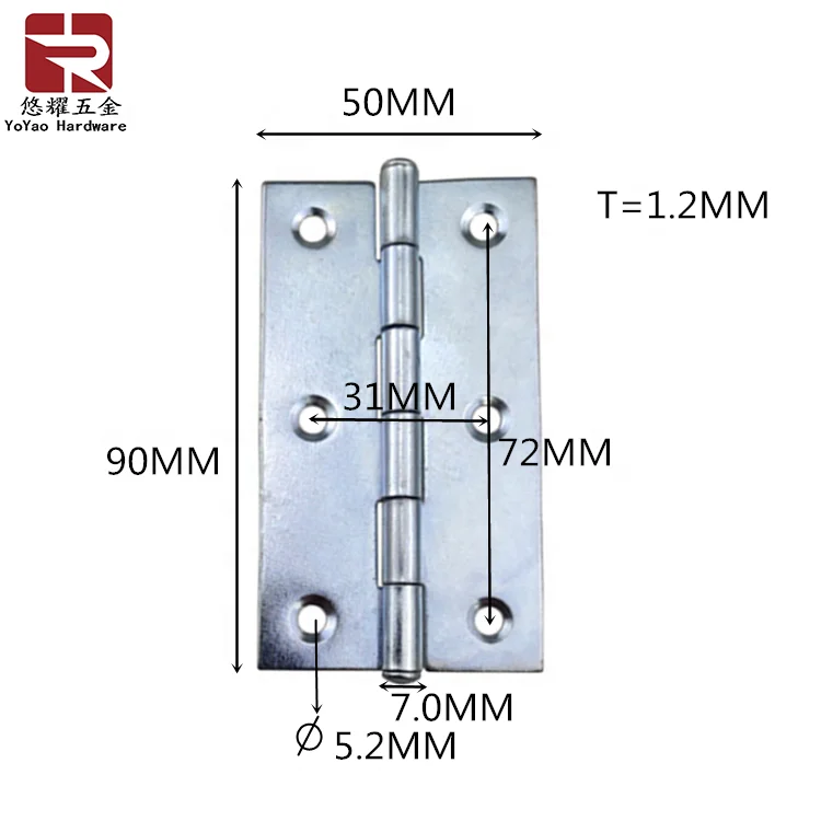 90*50 Heavy Duty Hardware Accessory Furniture Hinges Door Metal Iron Free Contemporary Bedroom Cabinets Smart Kitchen Mechanism