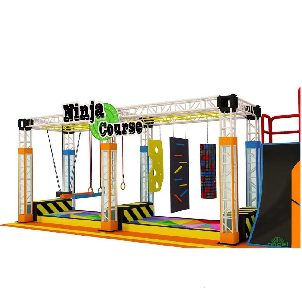 Indoor Playground Ninja Warrior for Amusement Trampoline Park