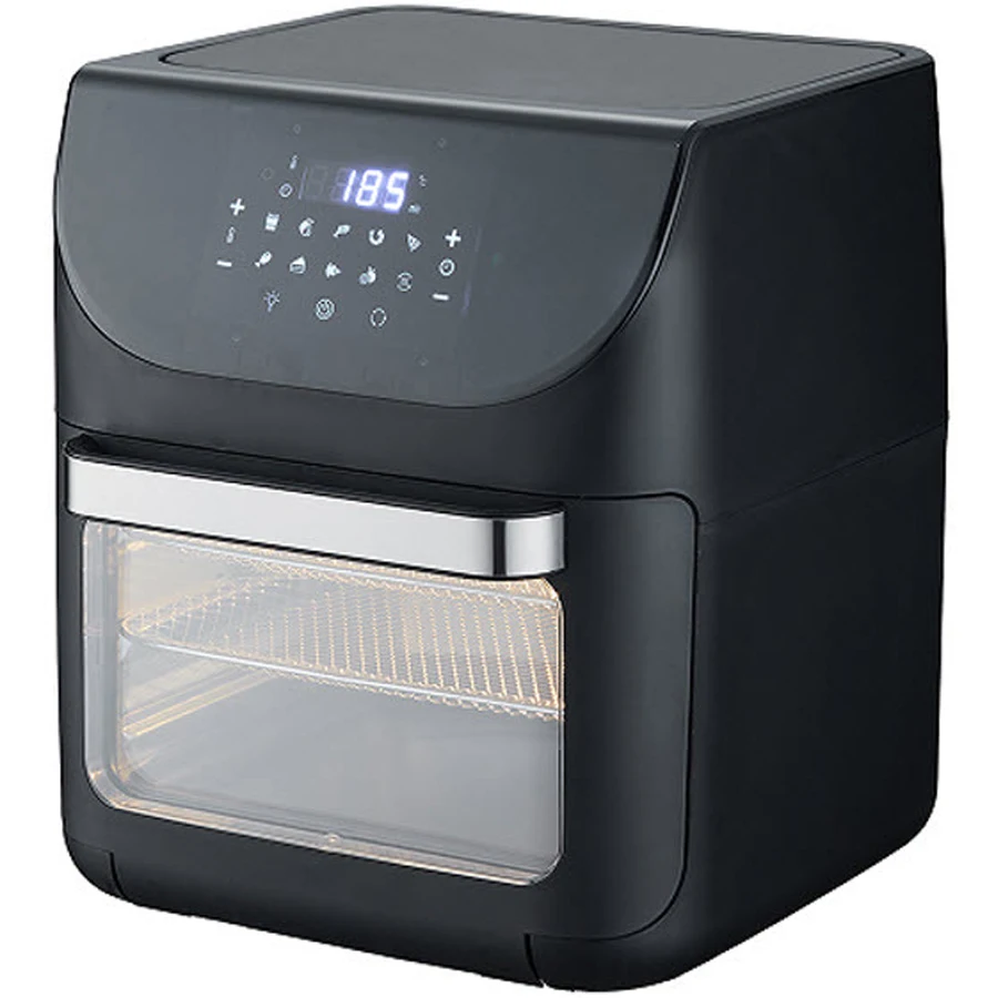Factory Made Observation Window Best Selling 12L Without & No Oil Digital Air Fryer With Touch Screen