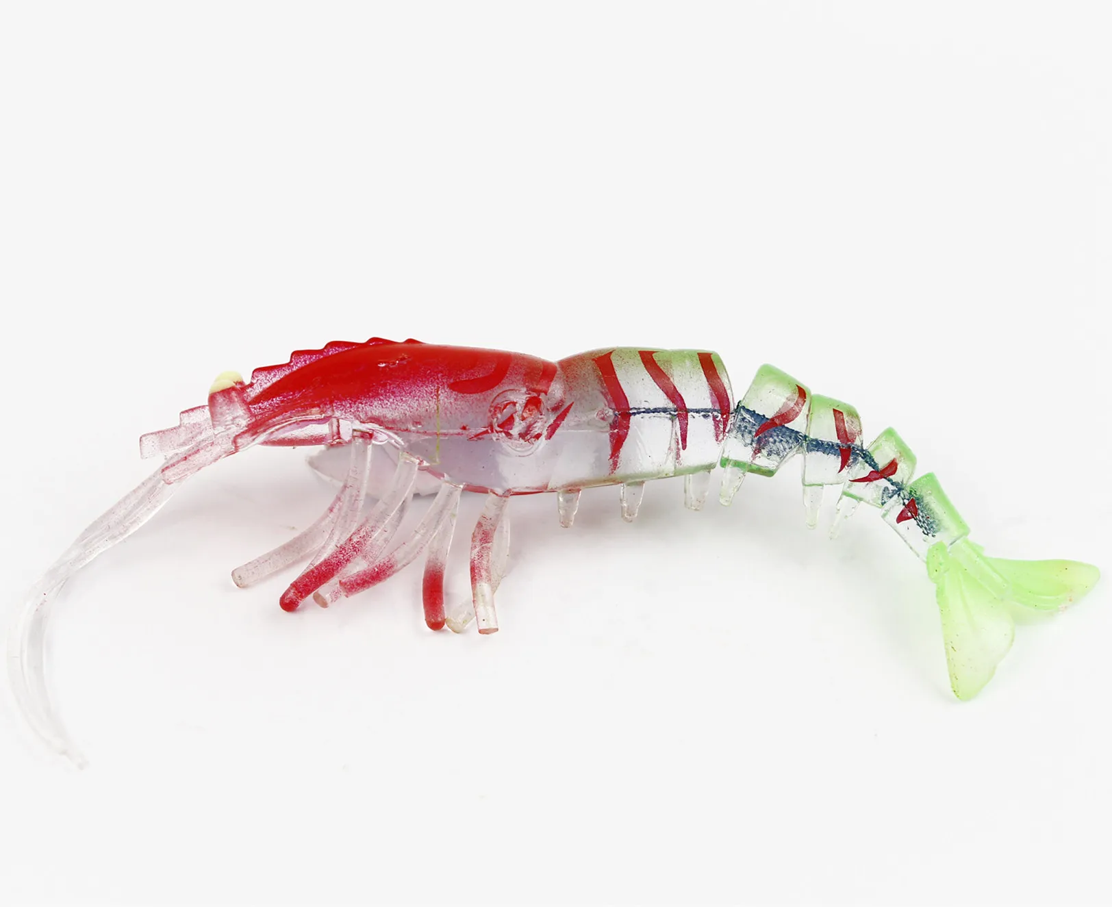 Wholesale  TPE soft shrimp lure Luminous eyes Fishing Lures