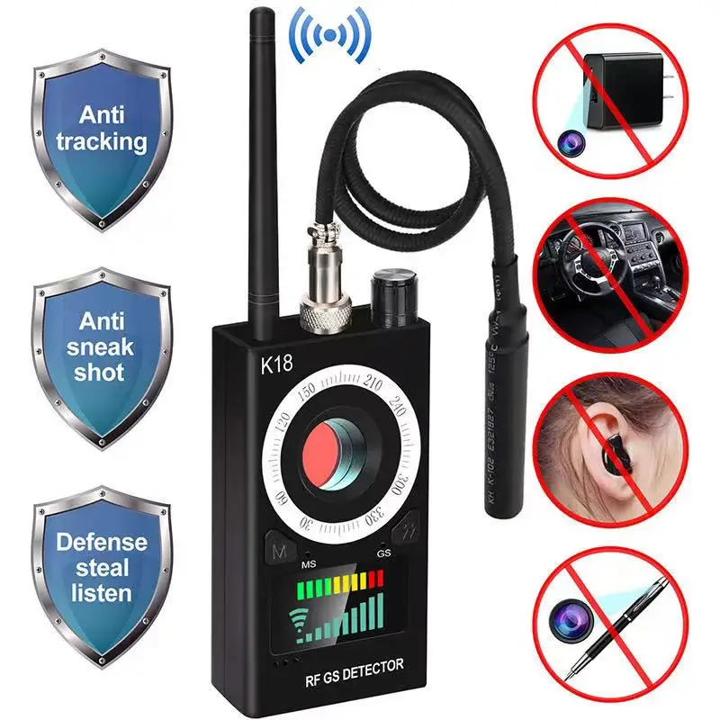 K18 Hidden Camera Signal Detector Gps Tracker Detector Anti-Peeping & Anti-Eavesdrop Hidden Camera Detector
