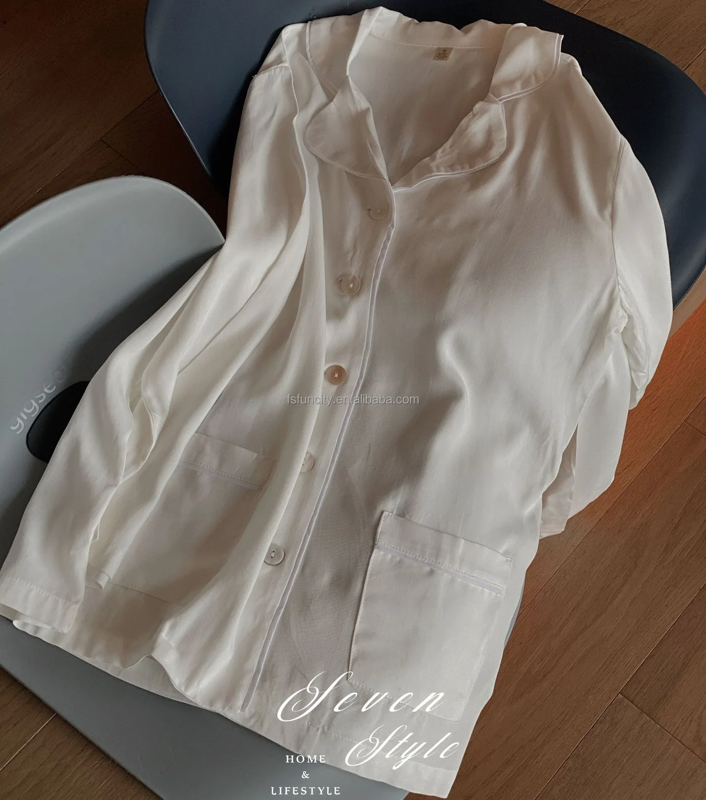 Luxury Women Pajama Nightgown Sexy Ladies Night Wear Set Feather Robe