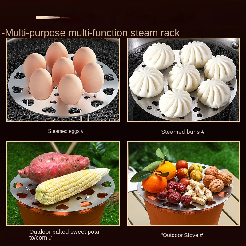 Wholesale Steaming Rack Stand Stainless Steel Canning Rack Steam Basket Rack Steaming Tray For Pressure Cooker Canners