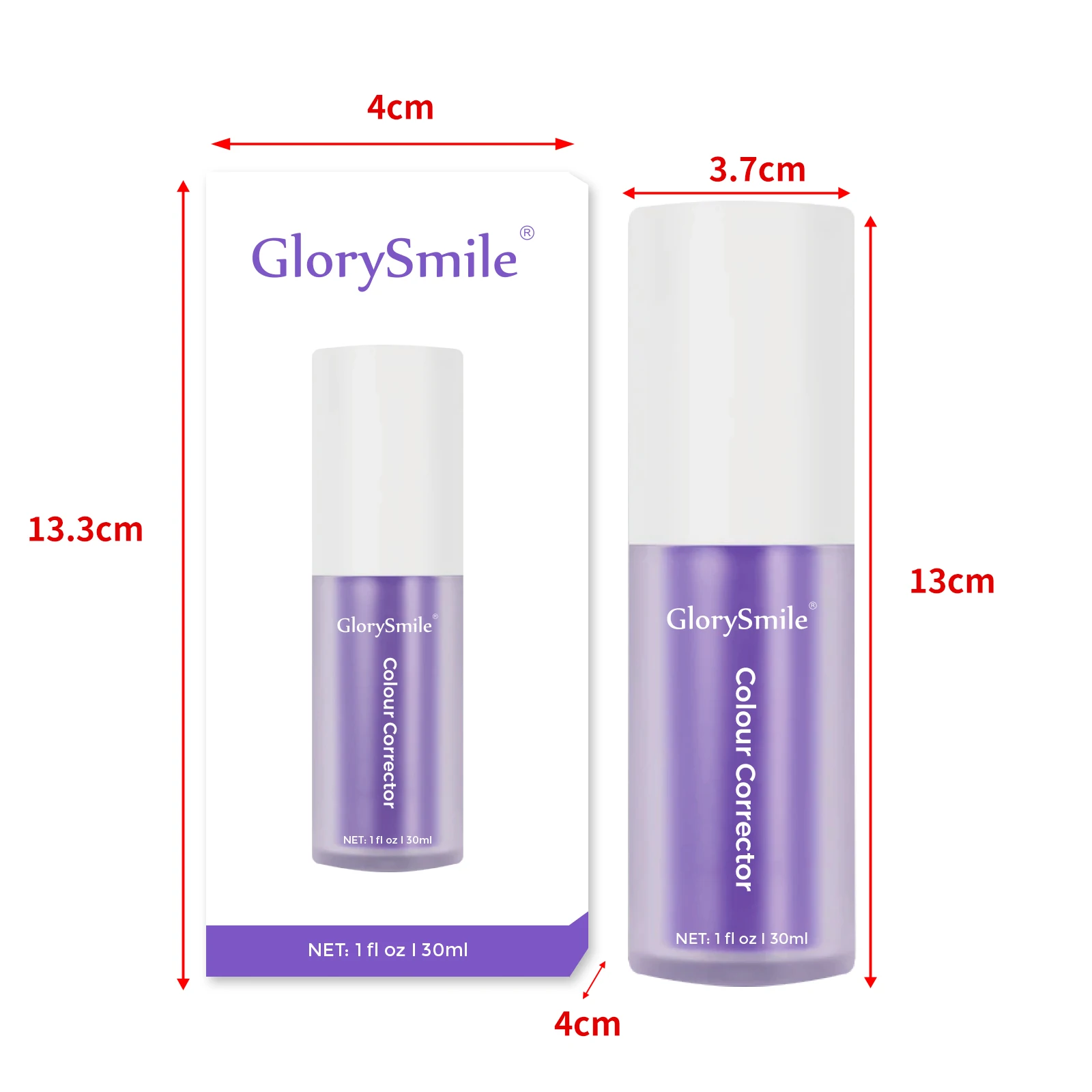 2022 New Arrival 30ml V34 Colour Corrector Purple Teeth Whitening Toothpaste Colour Corrector