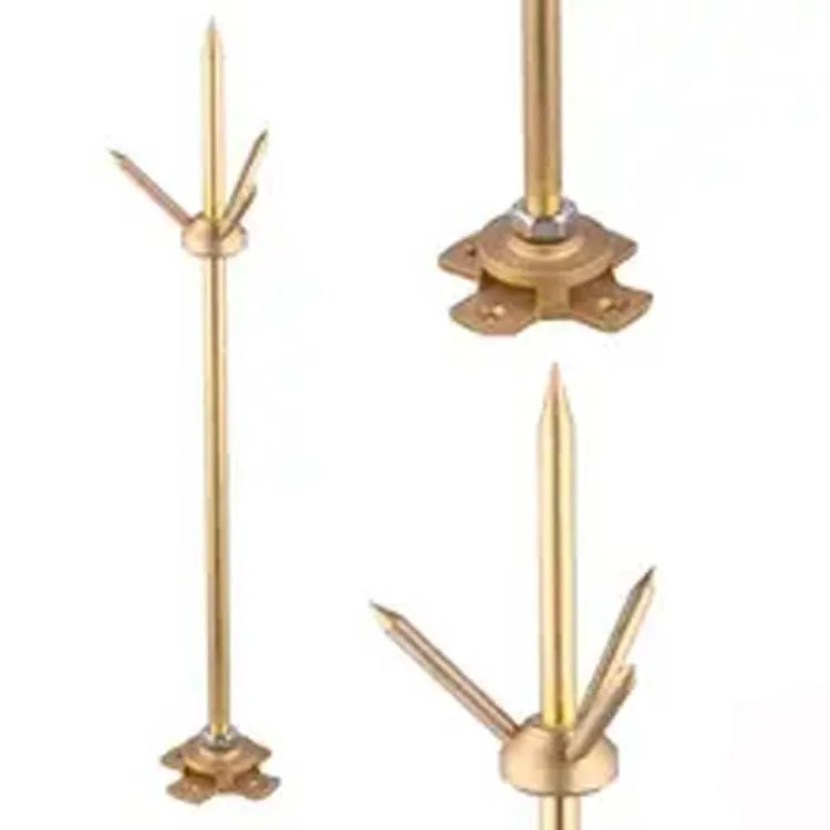 Lightning Arrester Protection High Voltage Protector 11kv Surge Arrester Lightning Protection Earthing Franklin Air Rerminal Rod