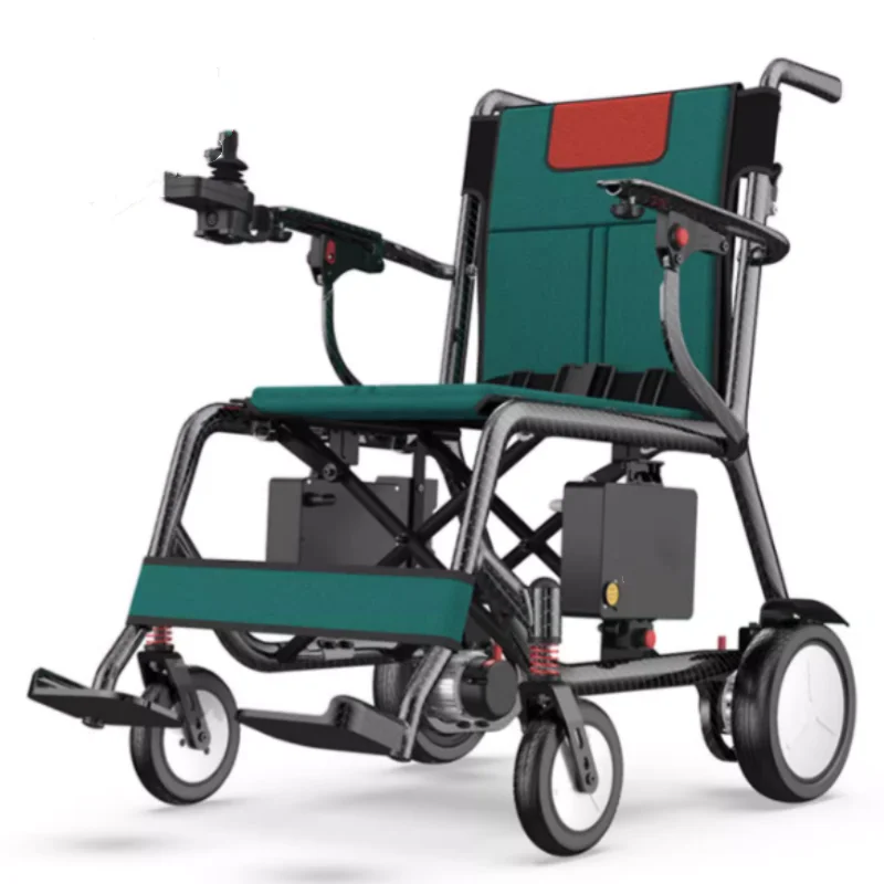 Portable Fully Automatic Carbon Fiber Disabled Electric Wheelchair Can Be Folded Portable Rehabilitation Treatment Supplies