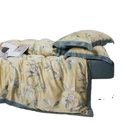100% Polyester  cooling  summer quilt  Printing microfiber comforter bedding sets