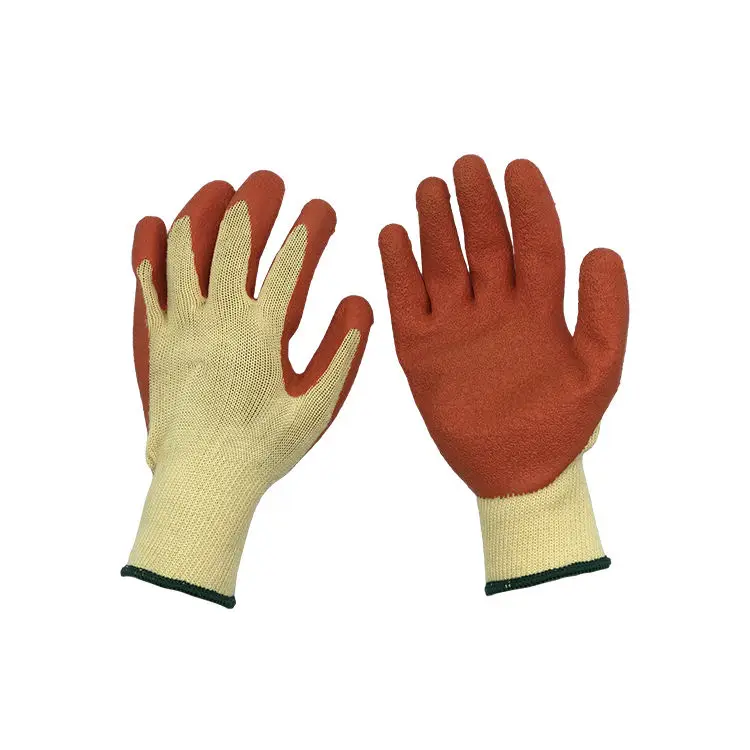JZ Work Gardening Tool Gloves Polyester Anti Impact And Anticut Latex Gloves