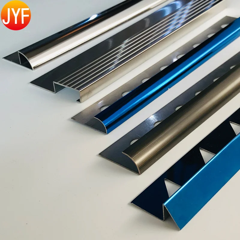 ZZT001 8k Mirror Titanium Gold Laser Cutting Ceiling Stainless Steel Trim Strip