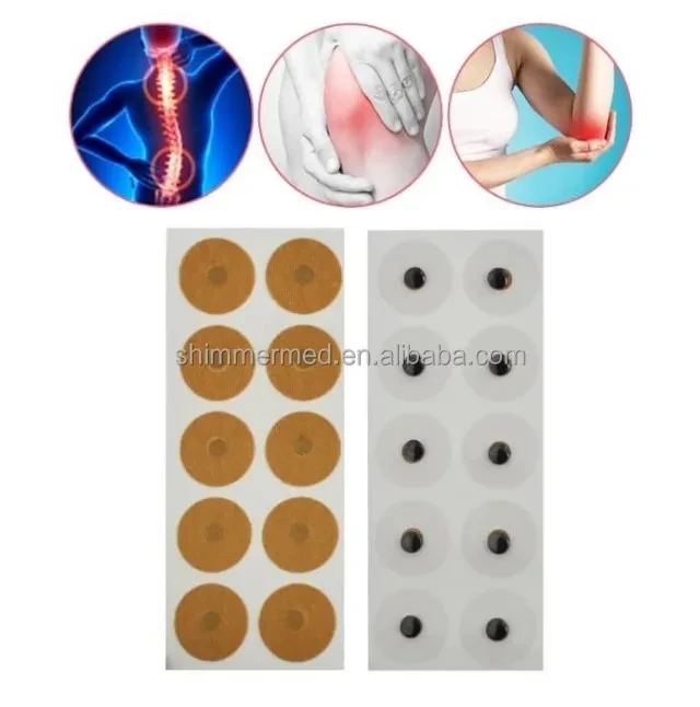Gold Magnet Plaster for Acupuncture Point Massage