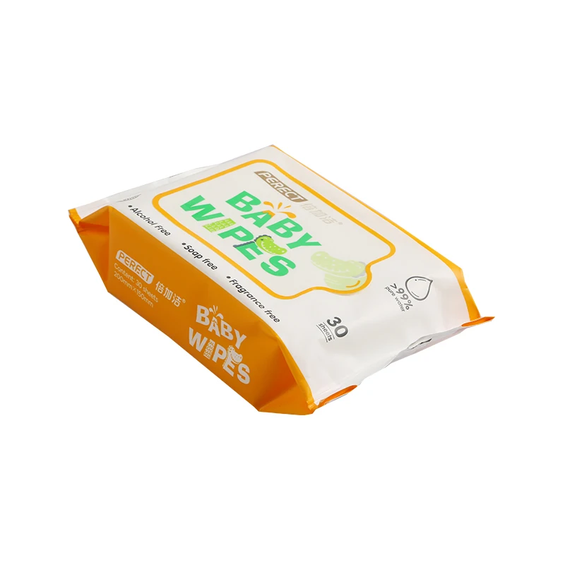 
PERFCT high quality wet wipes for baby alcohol fragrance free cleansing wipes 30 pieces 