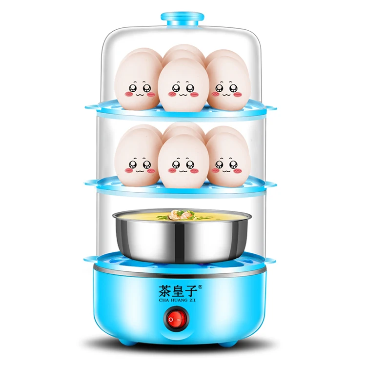 
Wholesale stainless steel electric cooker double layer 14 egg boiler egg cooker 